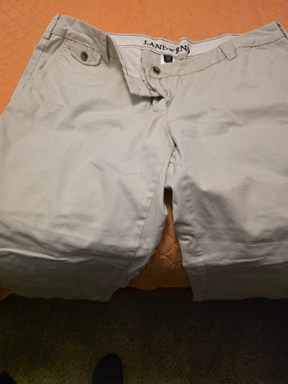 Lands' End Women's Wide Leg Chino Pants – Size 20W